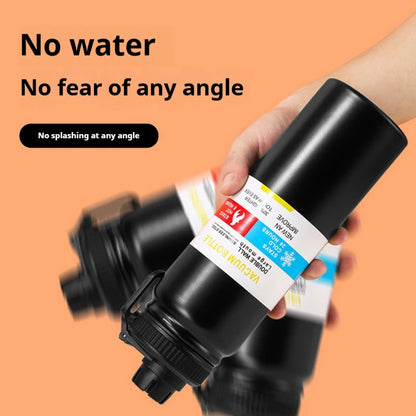 600/800/1000ML Sport Vacuum Flask Stainless Steel Thermal Water Bottle Car Insulated Cup Keeps Cold and Heat Travel Thermal Mug