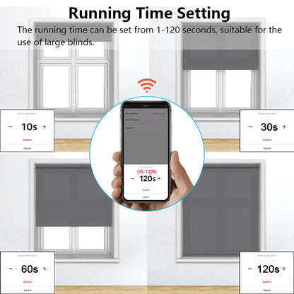 LoraTap Curtain Roller Shutter WiFi Blinds Switch Backlight Tubular Motor Tuya Smart Life App Google Home Alexa Echo