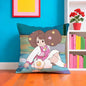 Bee And P-PuppyCat Anime Pillow Case Cushion Cover Soft & Easy-Wash Pillow Case – Versatile For Couch, Bed, Travel And Office
