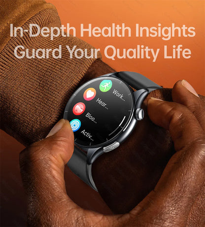 2026New Smart Watch For Men Micro-examination Health Blood pressure Uric Acid ECG+PPG Fitness Tracker Clock Smartwatch Women Men