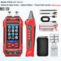 TOOLTOP Network Cable Tester 4 in 1 Multi-function Fiber Optical Power Meter Visual Fault Locator noise-free LAN Line Tracking