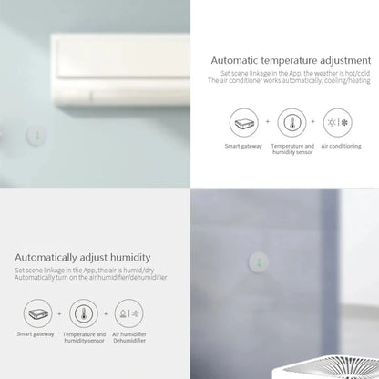 Tuya Zigbee Temperature and Humidity Sensor App Remote Monitor Thermometer Hygrometer for Home/Plant Work with Alexa Google Home