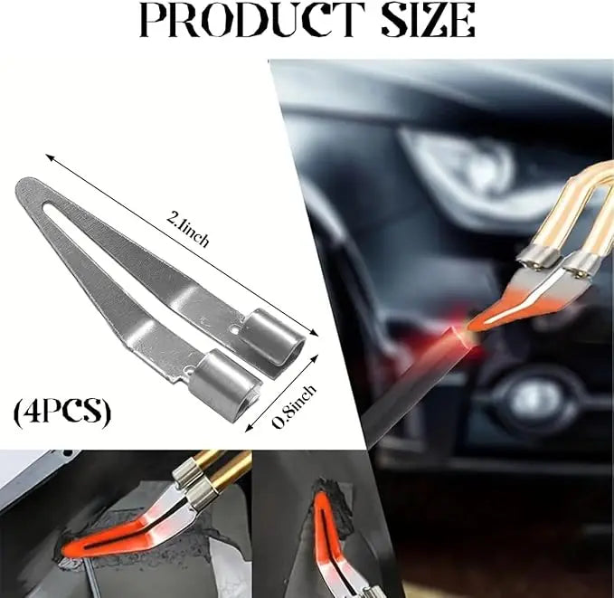 1-50Pcs Smooth Head Adjustable Soldering Repair Iron Plastic Smoothing Tip Head 45 Degree Elbow Welder Head for Welding Tools