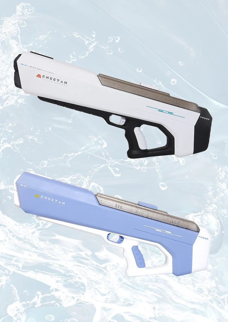 Mini Electric Automatic Water-Absorbing Water Gun with Modular Battery,Large-Capacity High-Pressure Water Spray Toy for Children