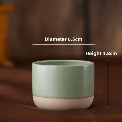 Vintage Coffee Mug 100ml 170ml 200ml ceramics Tea cup Japanese-style cafes Drinkware Stoneware Espresso for Restaurants Hotels