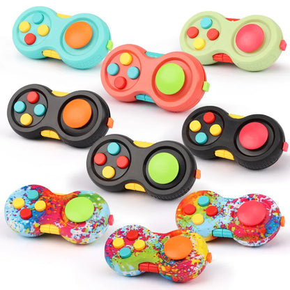 1pc Game Fidget Pad Stress Reliever Squeeze Fun Magic Desk Toy Handle Toys Stress Decompression Gift Key Mobile Phone Accessory