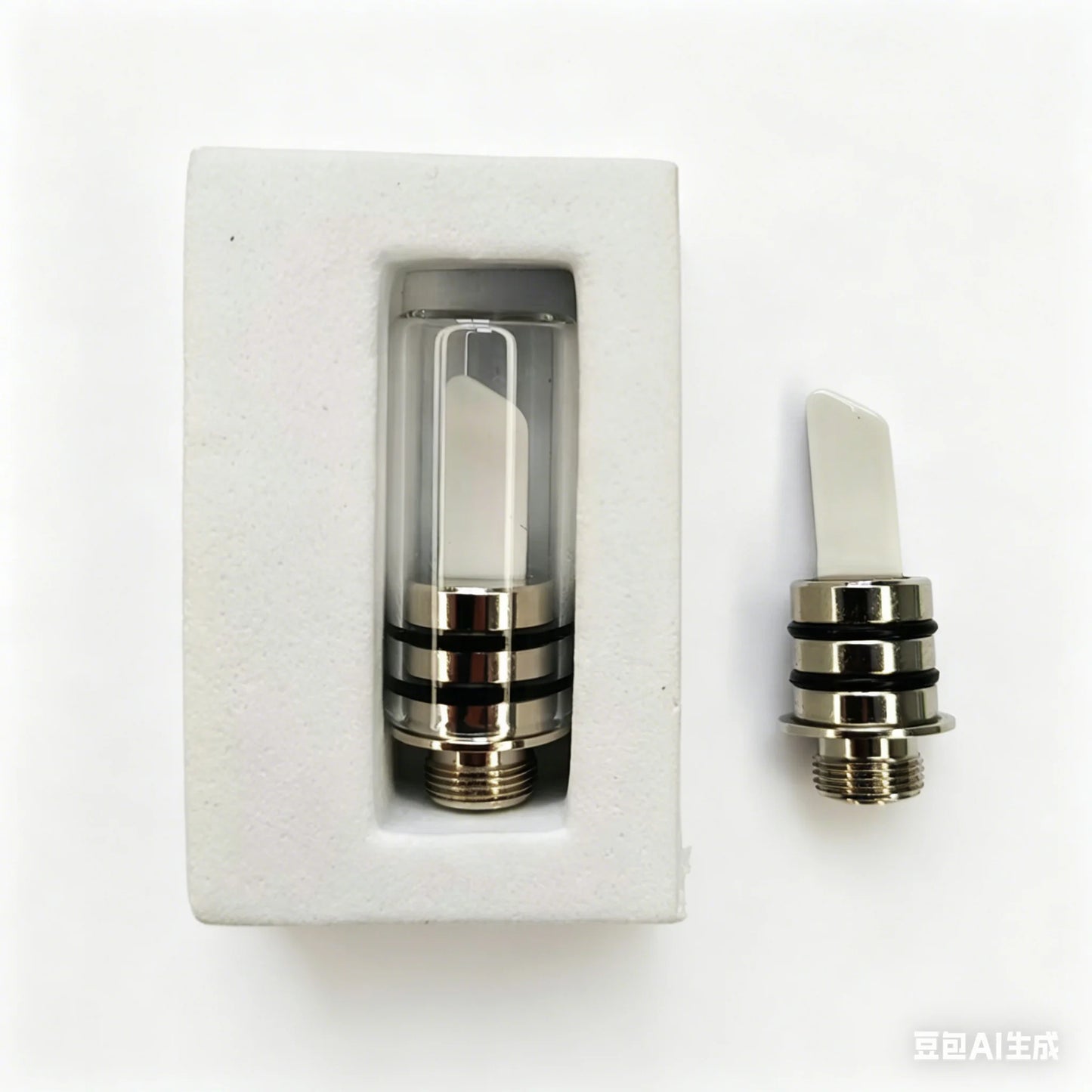 1-5pcs DIY Rugby shaped 510 thread battery, portable adjustable piezoelectric soldering iron, hot knife, mini light bulb,