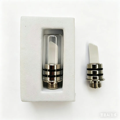 1-5pcs DIY Rugby shaped 510 thread battery, portable adjustable piezoelectric soldering iron, hot knife, mini light bulb,