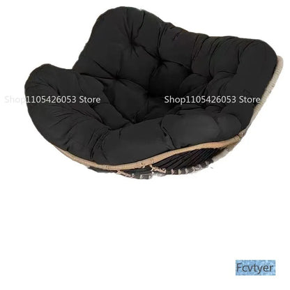 Rocking Chair Lazy Sofa Bird Nest Shaped Living Room Balcony Nap Small Apartment Rattan Woven Adult