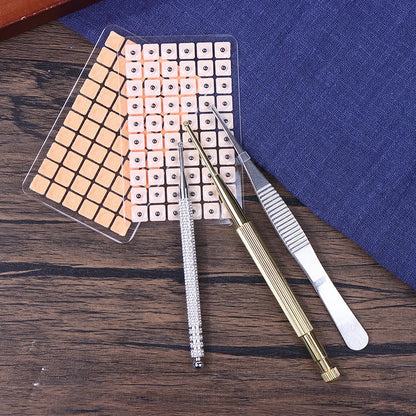 1200Pcs Cowherb Seed Ear Stickers Set Auriculotherapy Acupuncture Massage Therapy Dredge Body Meridians Improve Vision Treat