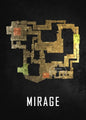 Cs Go Maps Poster First Person Shooter Game Dust 2 Nuke Map Black Print Canvas Painting Wall Pictures for Game Room Wall Decor