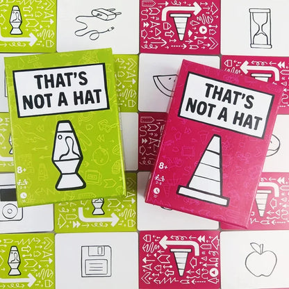 That’s Not A Hat Party Game Set Memory Tabletop Game 3-8 Players Cards for Family Gatherings Interactive Fun Gift