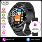 LIGE Full Touch Smartwatch Outdoor Military Smart Watch 1.38" HD Screen Bluetooth Call IP68 Waterproof Sport Fitness Watches Men