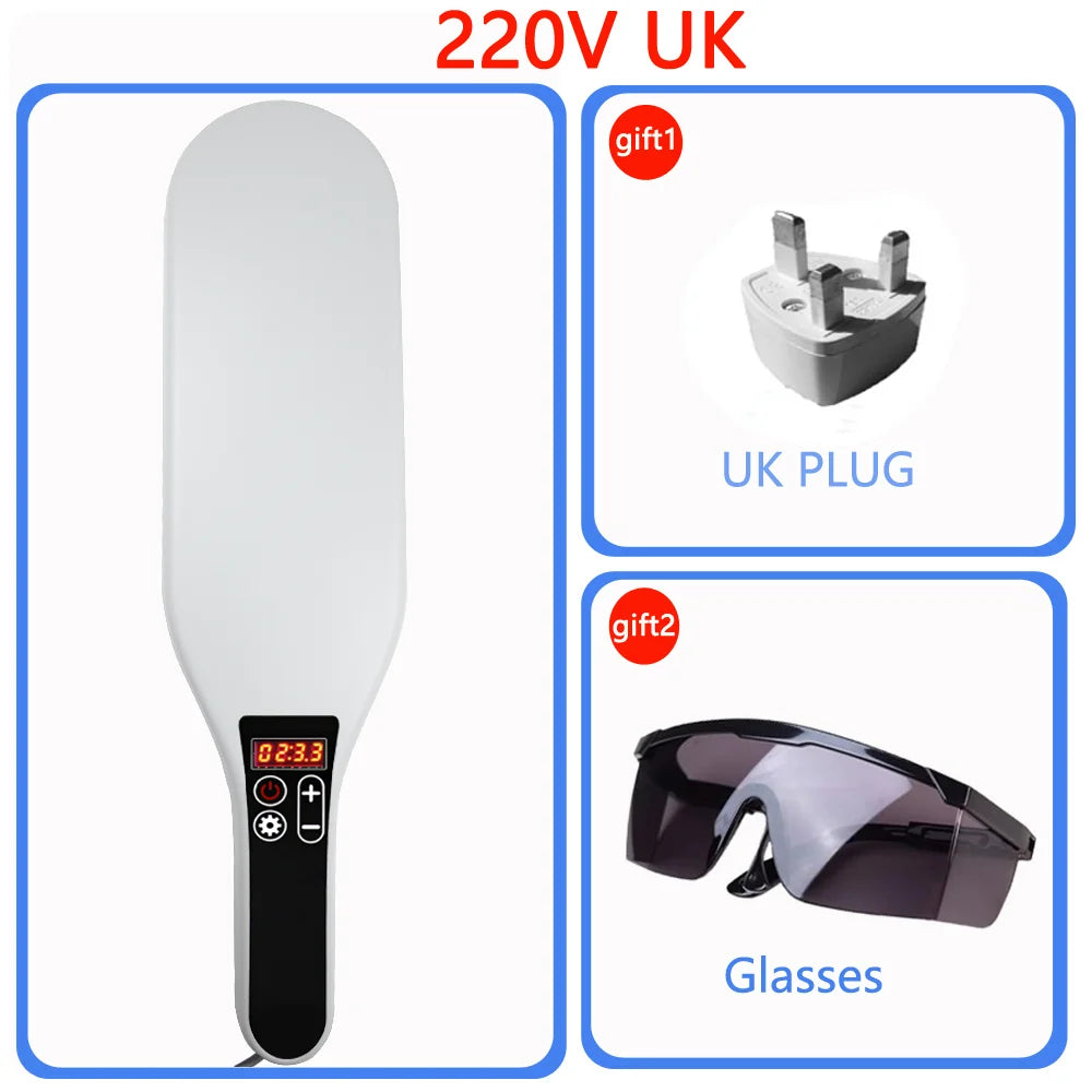 311nm Ultraviolet Phototherapy Instrument Double Lamp UVB Lamp for Vitiligo Treatment Psoriasis Lamp Skin Disease Device