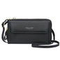 Baellerry Women's Double Zipper Mini Crossbody Bag Mobile Phone Shoulder Bag Premium Handbags Wallet for Women