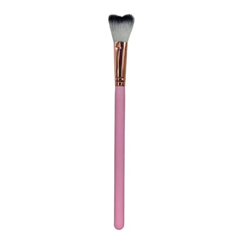 1Pc Curved Lash Shampoo Brush - Soft Bristle For Eyelash Extension Cleansing Makeup Removal Bath Swoop Beauty Tool