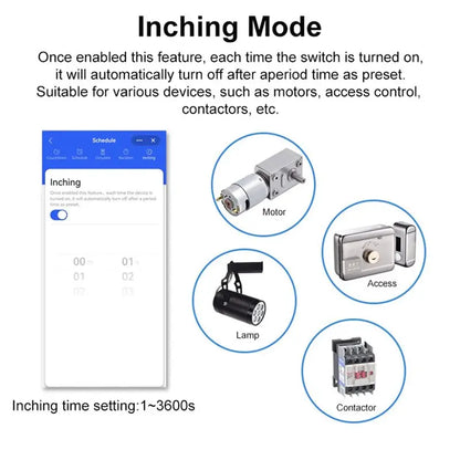 【ORNAMENT】Zigbee Smart Switch Module Mini Momentary Self-Locking 10A DIY Breaker Controller For Tuya/Smart Life App