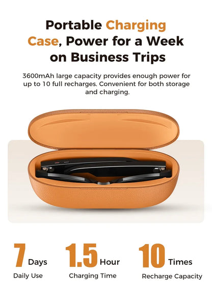 2026 Smart AI Glasses 4K HD Camera M02 Ultra ChatGPT 3600mAh Charging Case Power Bank 32GB Translation Music Video Sunglasses