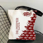 Classic Red Drink D-Dr P-PePper Storage Bags Canvas Double-Sided Print Fashion Shoulder Tote Shopping Bag Gift Eco Handbags