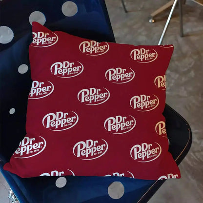 classic beverage brand Dr Pepper Pillow Anime Pillow Sofa Bed Head Pillow Cover Cushion Cover 45x45 cm Fashion