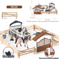 Oenux Farm Horse Race Model Action Figures DIY Equestrianism Horseman Animals Figurine Cute Education Collection Kids Toy Gift