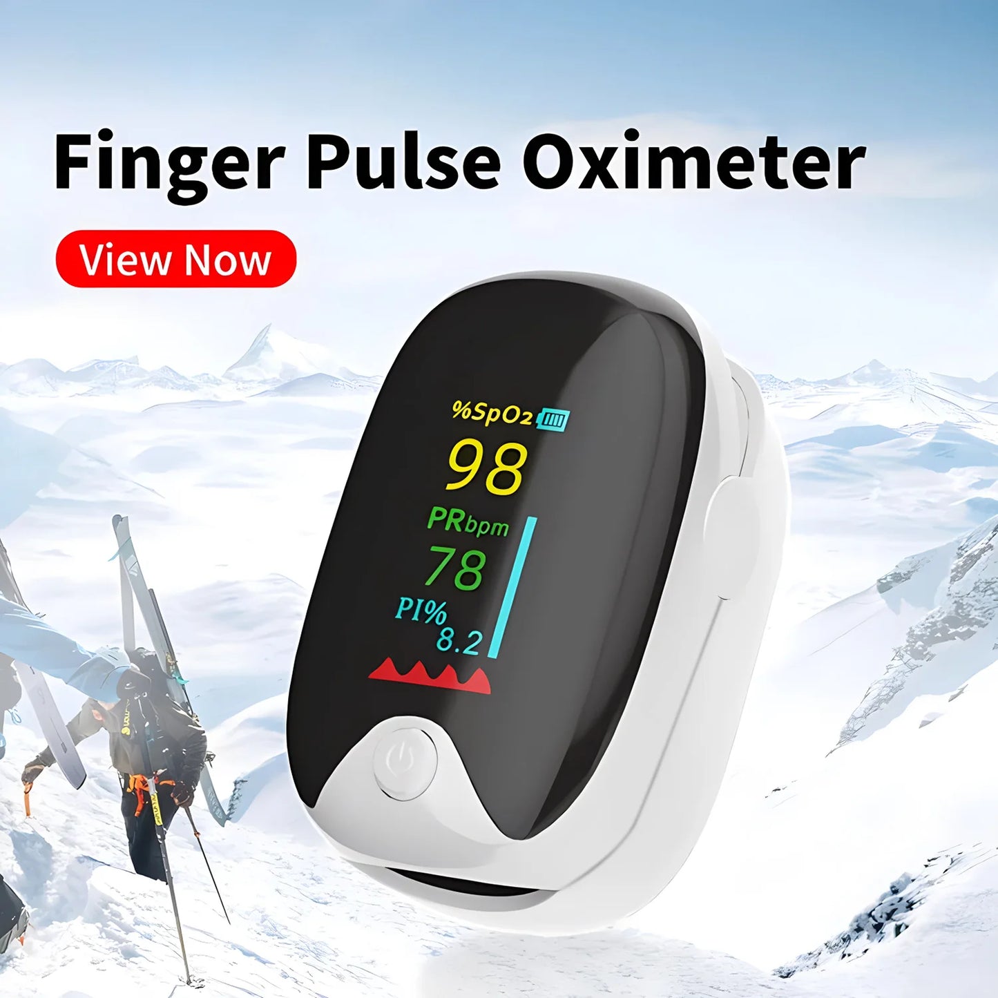 Digital finger oximeter OLED pulse medical pulsioximetro SPO2 PR health alarm Fingertip oximetro de dedo
