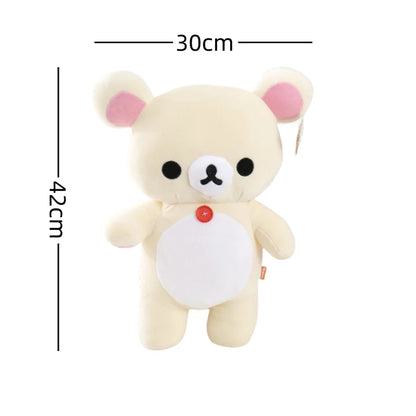 Anime Rilakkuma Cartoon Plush Doll Soft Bear Toys Kawaii Room Decor Teddy Bear Plushies Cute Couple Bear Xmas Gifts For Girls