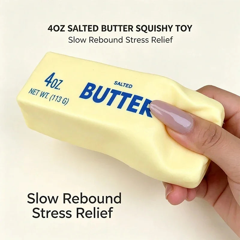 Shapeable Sticky Butter Stick Squishy Fidget Toy Super Soft Slow Rebound Squeeze Decompression Adult Sensory Stress Relief Toy