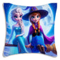 Cute Cartoon Frozens Elsas Pillow Covers Cartoon Sofa Decorative Home Double-sided Printing Short Plush Cute Cushion Cover