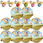 Colorful Dumpling Squishes Stress Balls Fidget Sensory Toys Simulation Food Squishies Bun with Steamer Squeeze Dough Ball Gifts