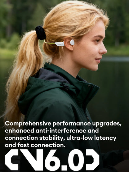 Choice Lenovo S102 Wireless Bone Conduction IPX6 Waterproof Sports Headphones Cycling Fitness Earbuds Bluetooth V6.0 Earphones