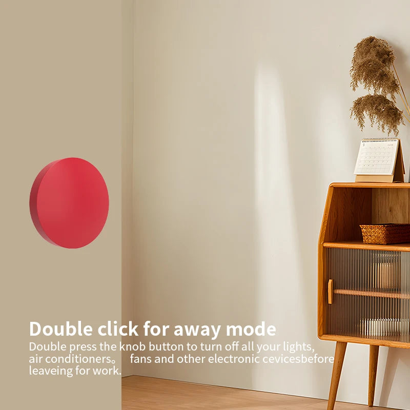 Tuya Zigbee Smart Push Button Wireless Switch Include Battery Remote Control Automation Scenario Switch Work with Alexa Google