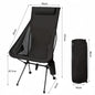 Portable Folding Moon Chair Outdoor Camping Aluminum Alloy Fishing Chair Beach Picnic Cup Bag Ultralight Folding Travel Chair