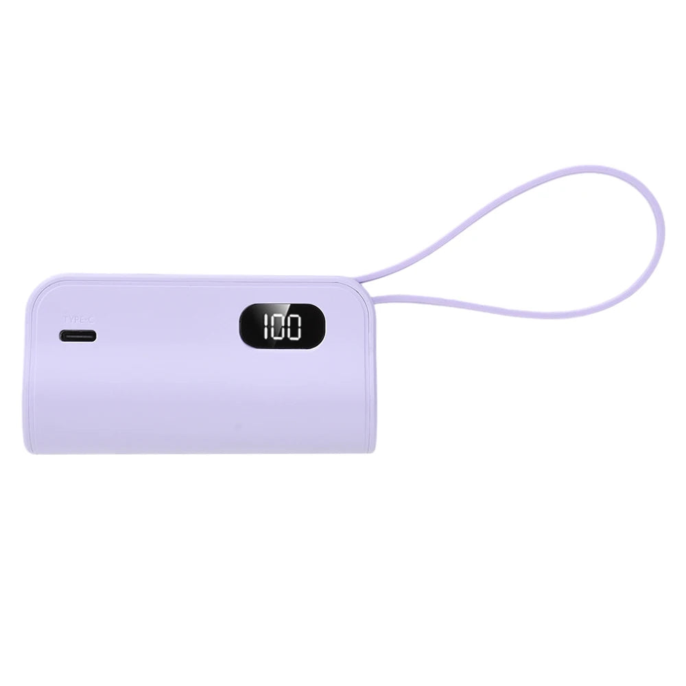 1x 21700 Mini Power Bank Case DIY Mobile Power Supply Battery Box kit Free Welding Type-C For Smart Phones Not Include Battery