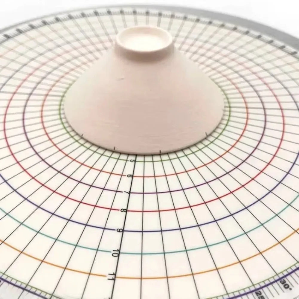 New DIY Ceramic Scope Ruler 360-Degree Full-Circle Round Divider Drawing Tool Equal Scope Multi-Functional Painting Tool
