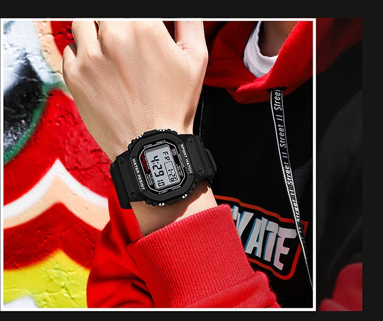 SANDA Fashion Top Brand G Style Digital Men's Watch Luxury Military Sport Waterproof Alarm Stopwatch Clock Men Relogio Masculino