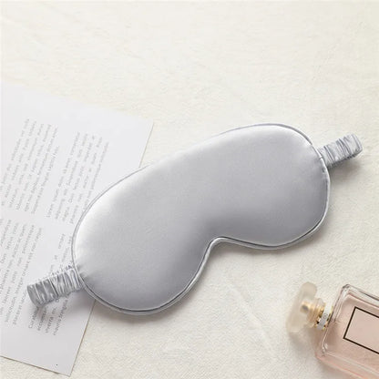 1pcs Imitated Silk Sleep Eye Mask Shading Patch Portable Travel Relax Eyepatch Lunch Break Cover Night Health Sleeping Shield