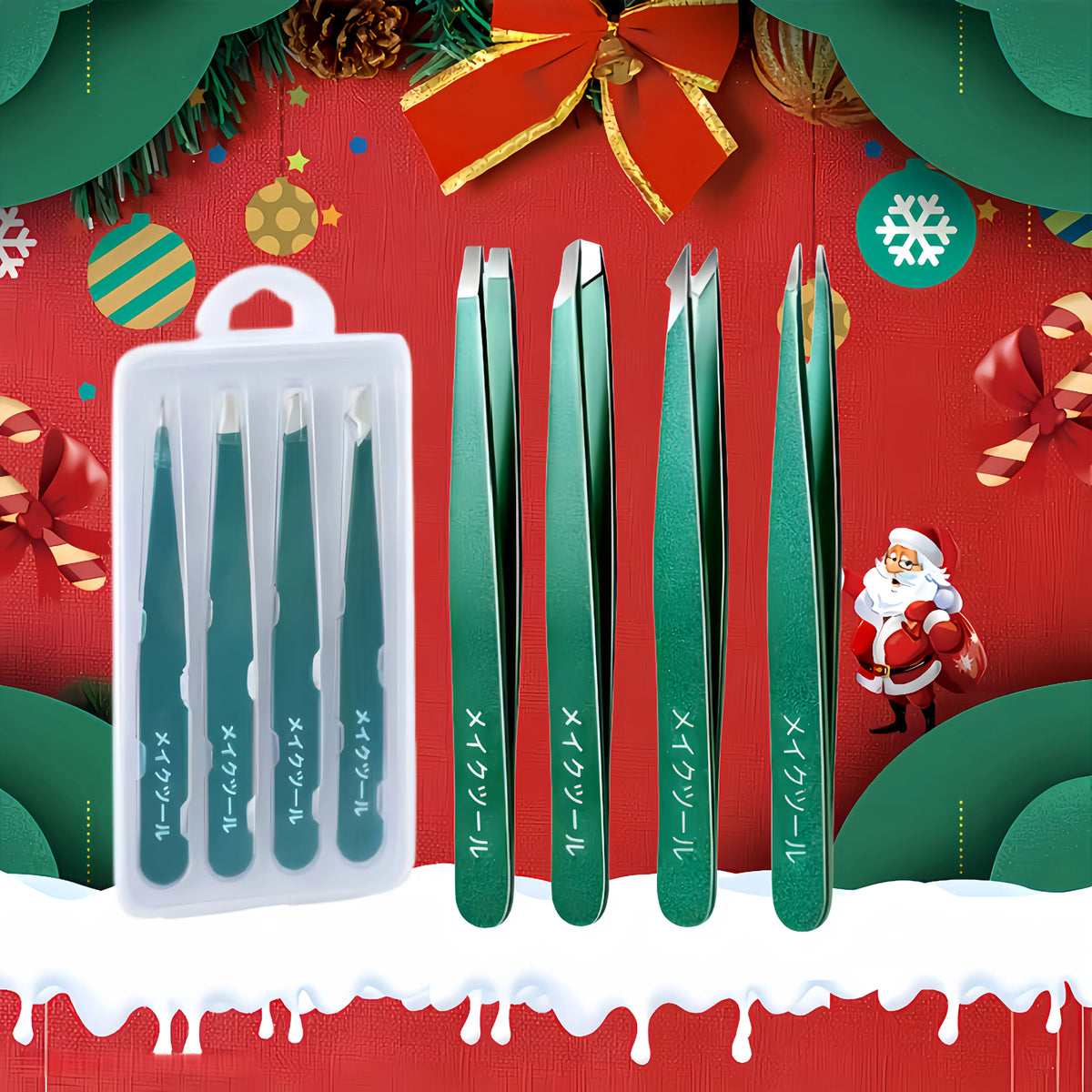 Professional Stainless Steel Tweezers Set for Men & Women High-Precision Slant Tip Beauty Tools with Sensitive Trichologist Care
