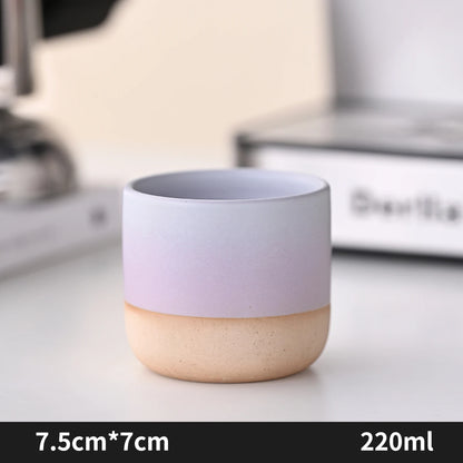 Vintage Coffee Mug 100ml 170ml 200ml ceramics Tea cup Japanese-style cafes Drinkware Stoneware Espresso for Restaurants Hotels