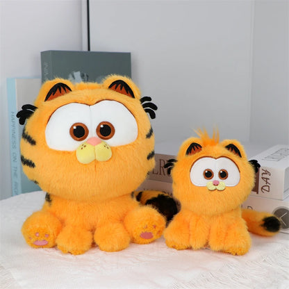 Original GARFIELD FAMILY Kawaii Soft Plush Toys Cute Cartoon Garfield Cat Odie Stuffed Animals Peluche Dolls Birthdays Gifts Kid