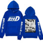 Anime Initial D AE86 Hoodie Hachiroku Shift Drift Cotton Hoody Takumi Fujiwara Tofu Shop Men Women Sweatshirts Winter Clothing