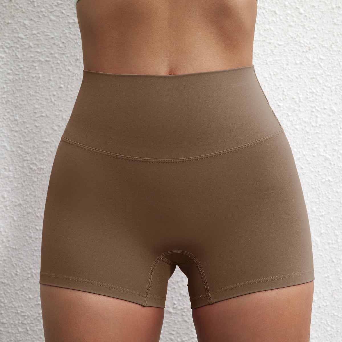 Sexy Solid Color Women Fitness Sport Short High Waist Athletic Yoga Short Leg Cycling Comprehensive Training Jogging Squat Proof