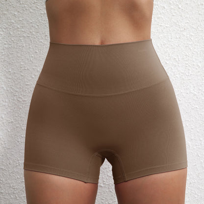 Sexy Solid Color Women Fitness Sport Short High Waist Athletic Yoga Short Leg Cycling Comprehensive Training Jogging Squat Proof