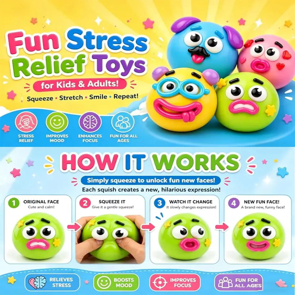 2026 NEW Smushers Squishy, Curiosities Dog Face Swap Squishy Toy, Soft Moldable Cute Slow Rise Squeeze Toy Adult Fun gifts