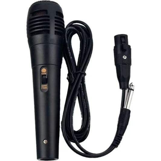 New Professional Dynamic Microphone Split-type Black Vocal Mic 3.5/6.35mm Voice Tube Wired Karaoke Recording