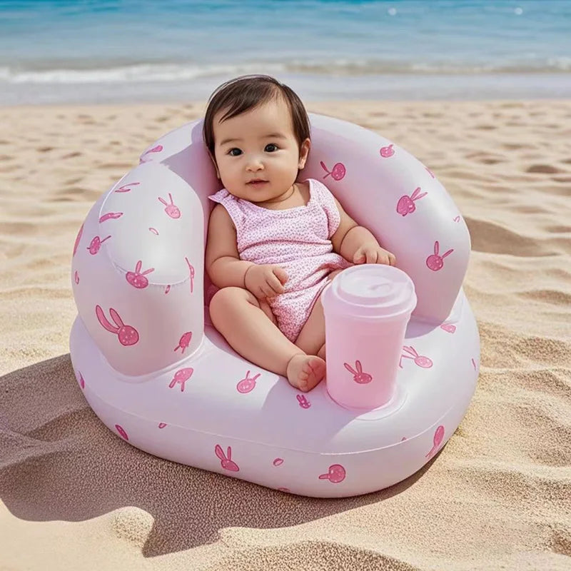 Inflatable Sofa Children Beach Portable Chair InfantInflatable Baby Sofa for Babies 3 Months & Up,Baby Seats for Infants