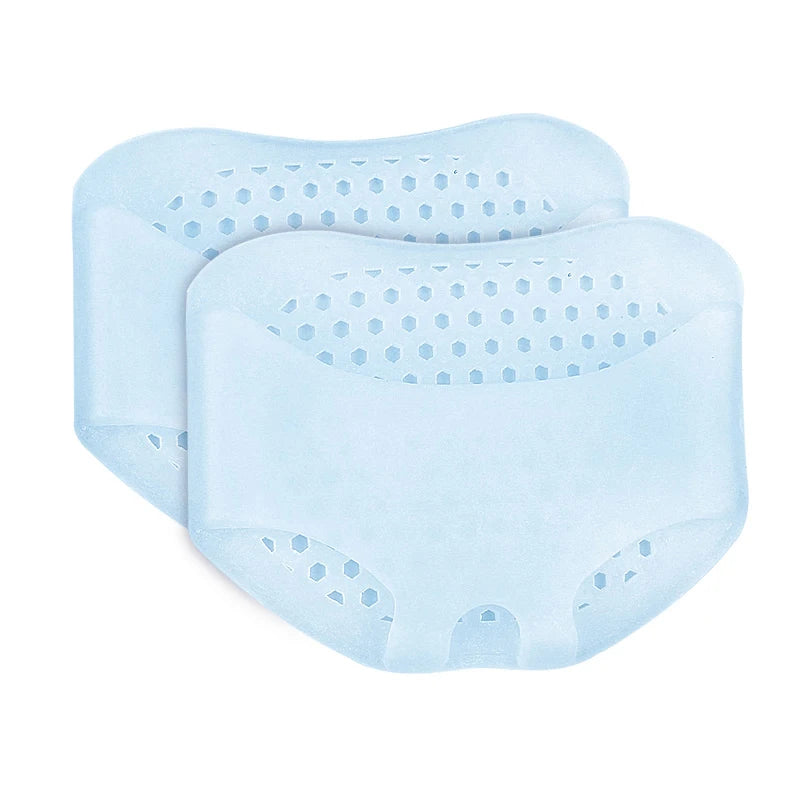 Pexmen 2Pcs Metatarsal Pads Ball of Foot Cushions for Women and Men Soft Gel Forefoot Pads Pain Relief Mortons Neuroma Callus