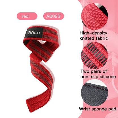 Power Lifting Straps WeightLifting Gym Gloves Deadlift Wrist Straps Hand Palm Assist Gear For Pull Up Bar Barbell Dumbbell Train