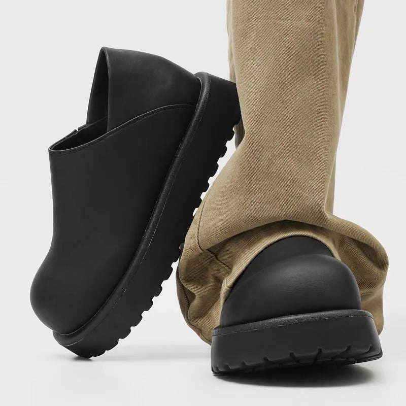 DIMANYU Men's Loafers Slip On Thick Platform Casual Shoes Men Non-slip Comfortable Moccasins Streetwear Footwear Men