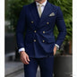 Smart Casual Wedding Men's Suits Slim Fit Tuxedo Blazer Set 2 Piece Formal Business Suit for Groom with Blazer And Pants
